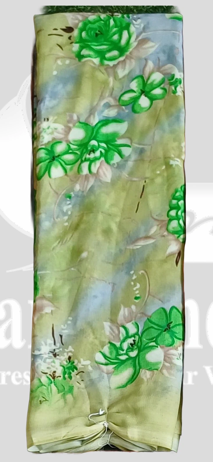 Reniyal(Heavy) Floral Printed Saree &ndash; SMARTLK1001 &ndash; Green Mix